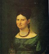 Dame mit Schal Georg Friedrich Kersting